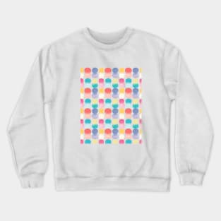 Rainbow Circles Pattern | Watercolour Crewneck Sweatshirt